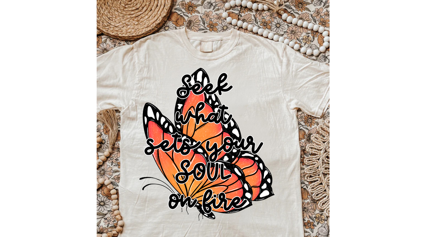 SEEK WHAT SETS SOUL ON FIRE