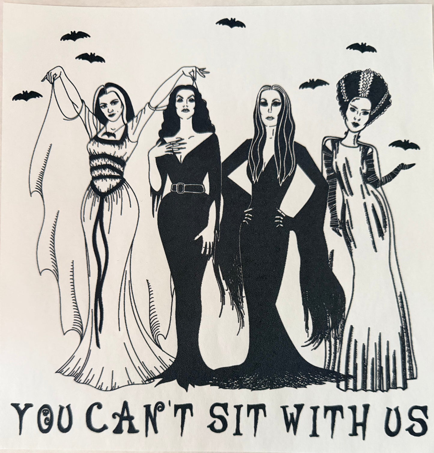 You can’t sit with us