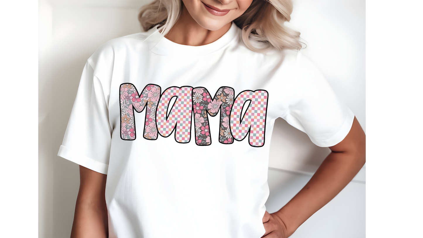 CHECKERED PATTERN MAMA