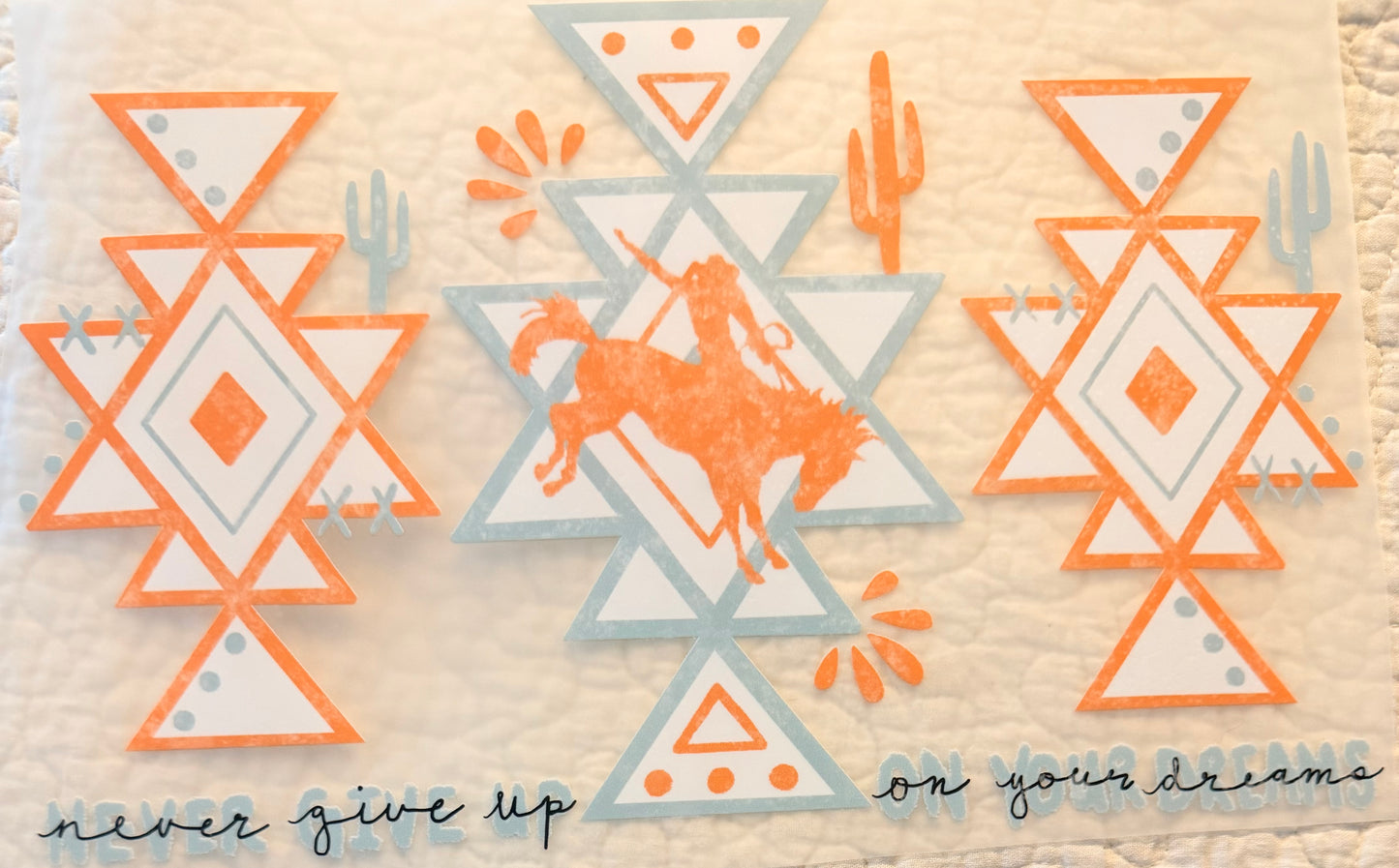 Never give up