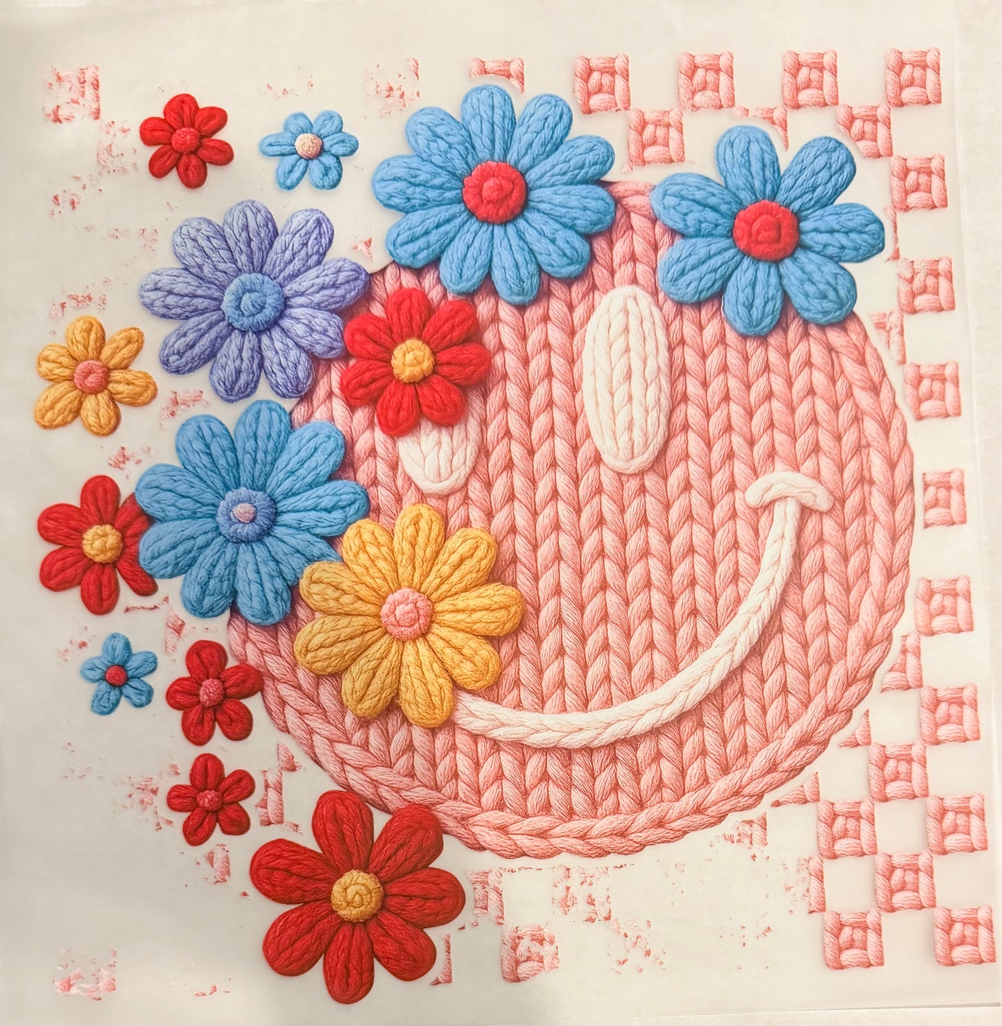 Yarn smiley