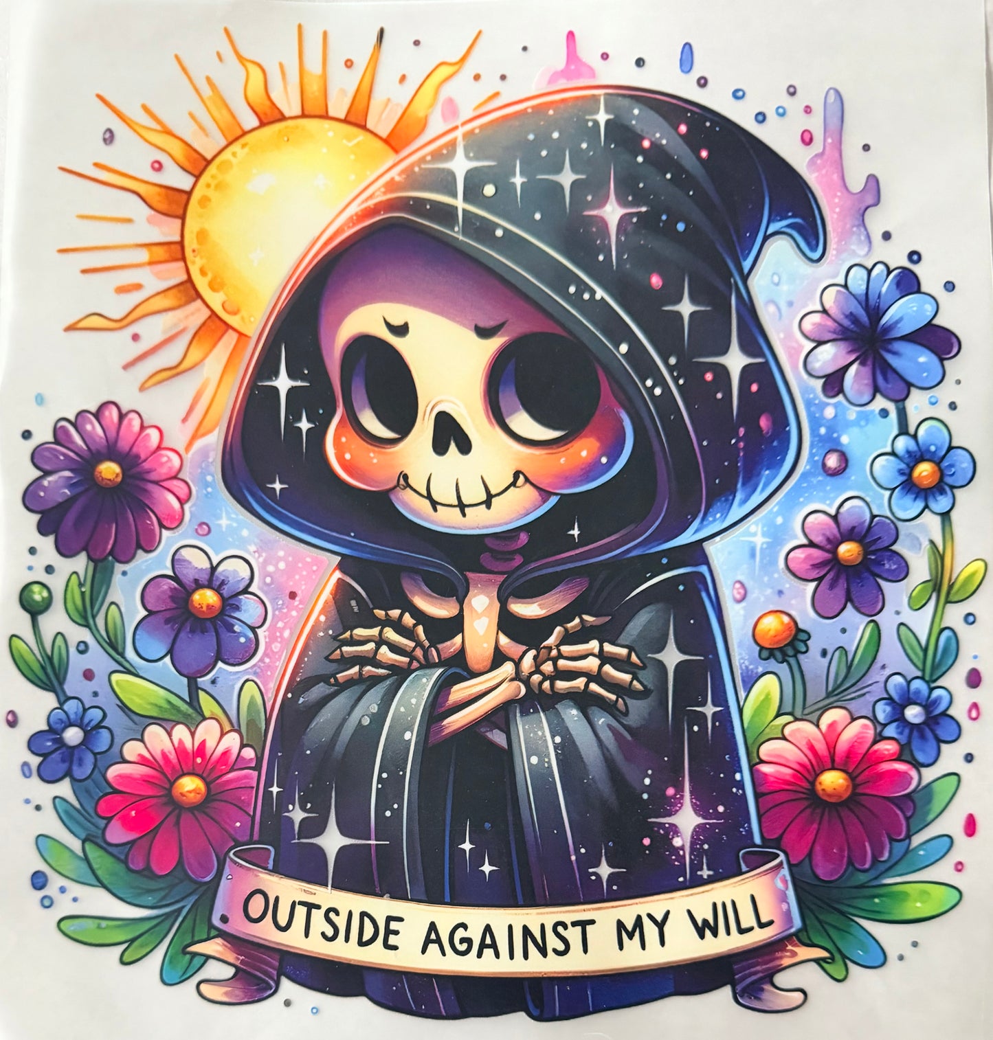 Outside against my will