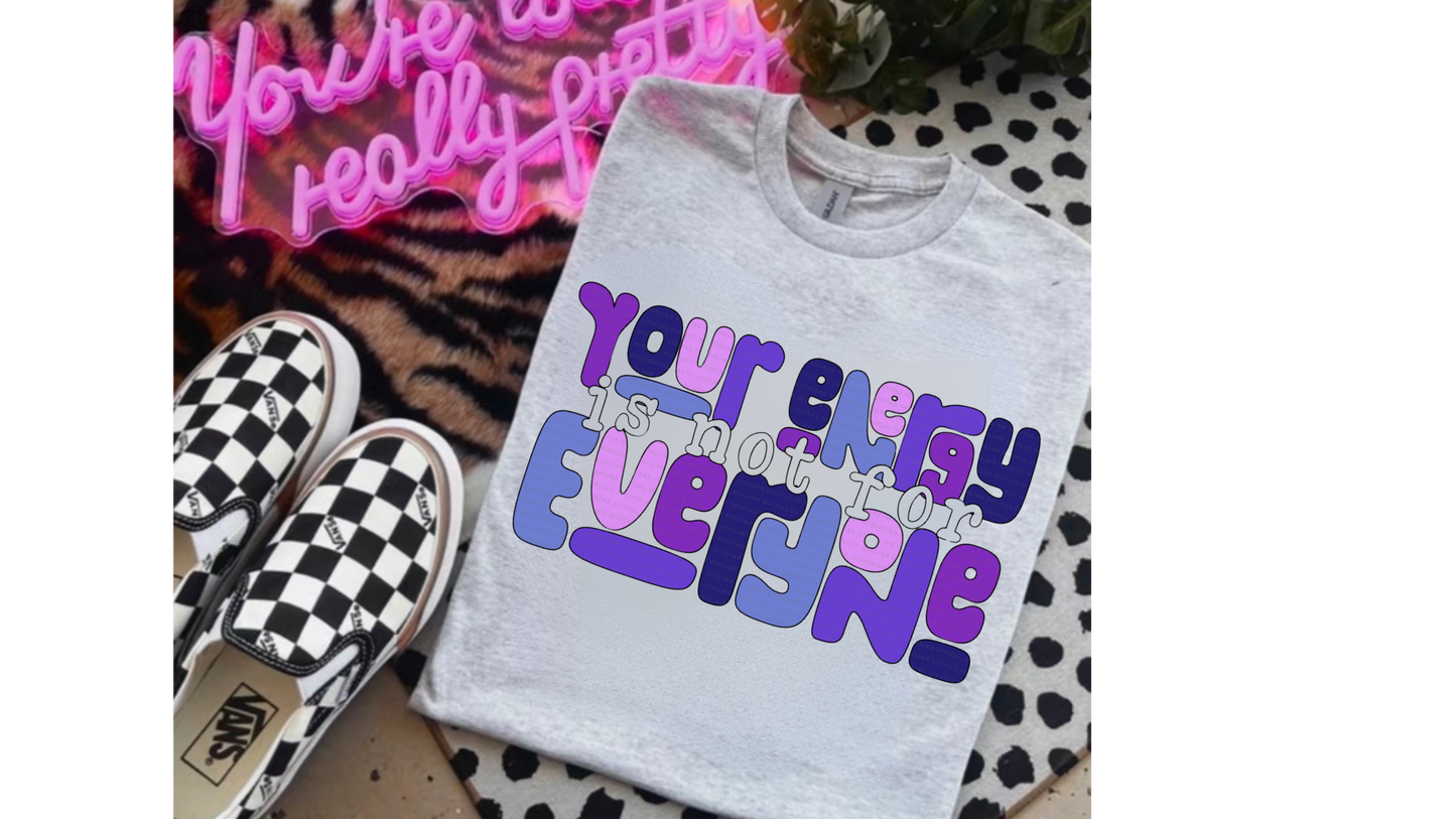 ENERGY NOT FOR EVERYONE