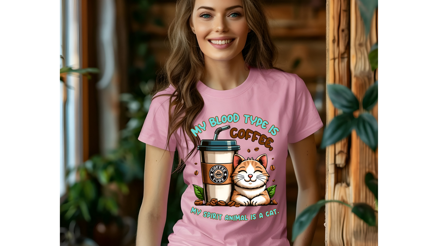 BLOOD TYPE COFFEE SPIRIT ANIMAL CAT