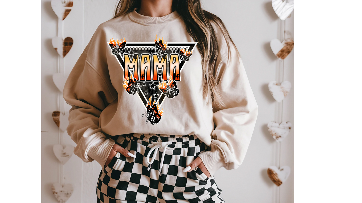 MAMA CHECKERED FLAMES