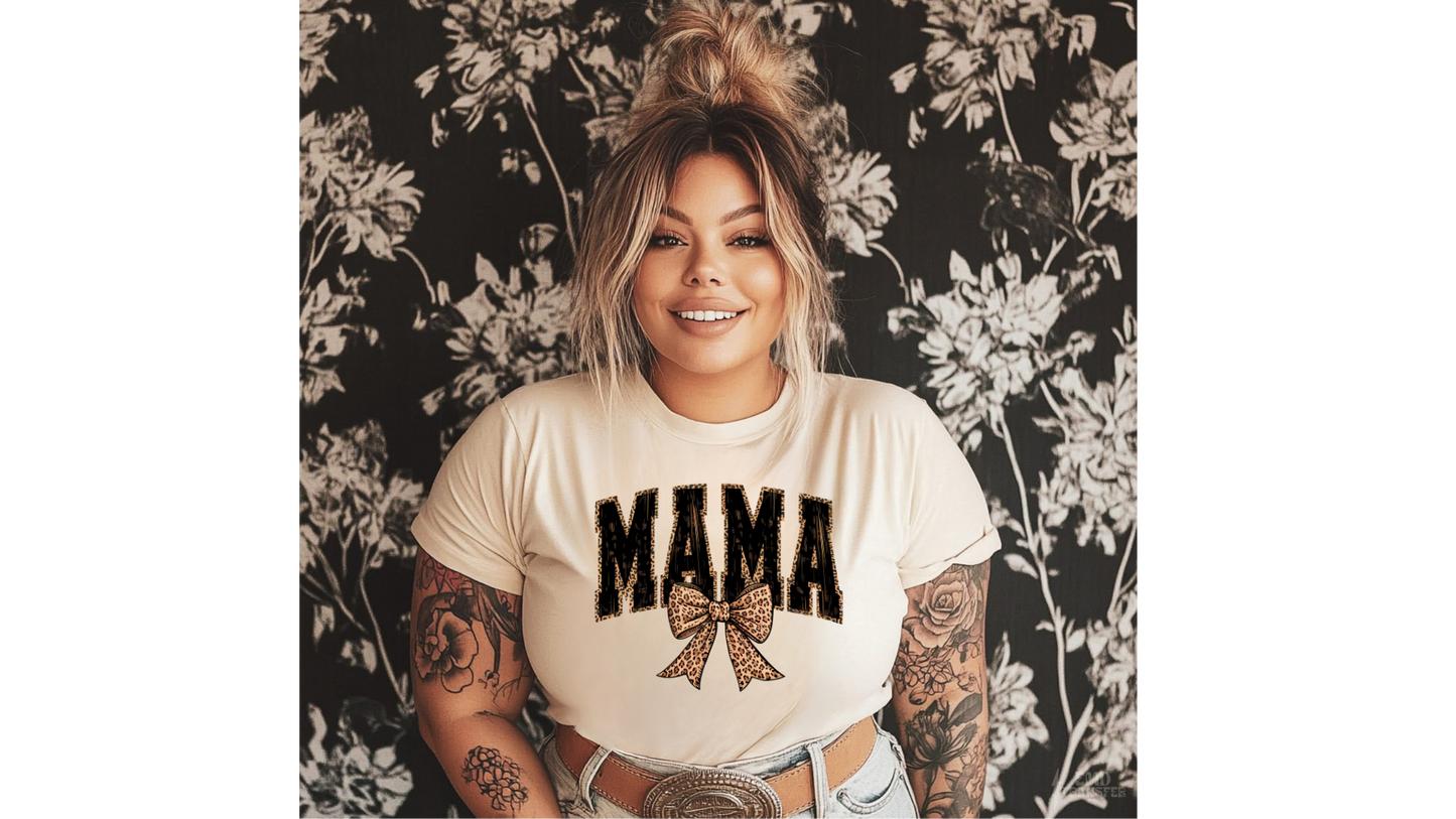 LEOPARD BOW MAMA