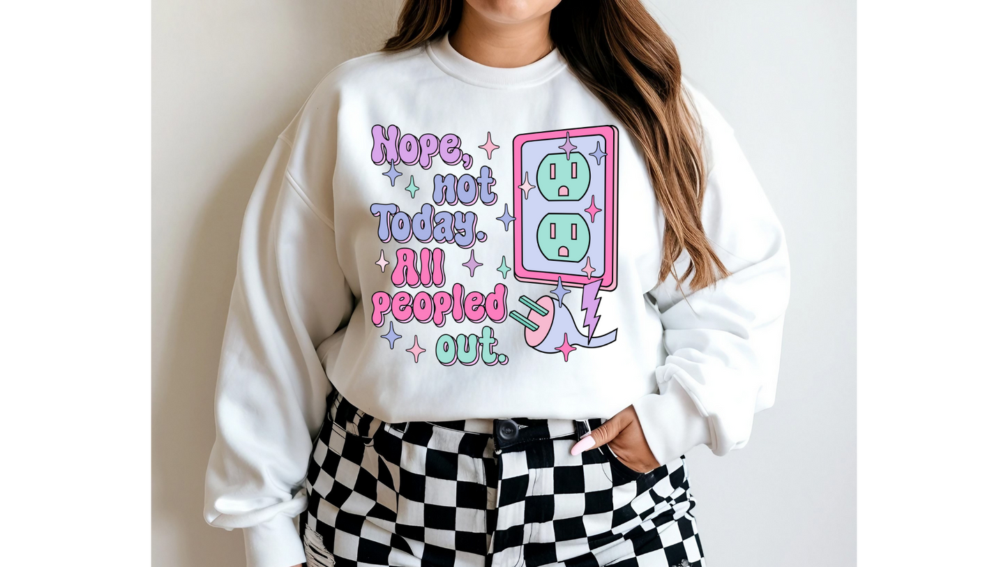 NOPE ALL PEOPLED OUT