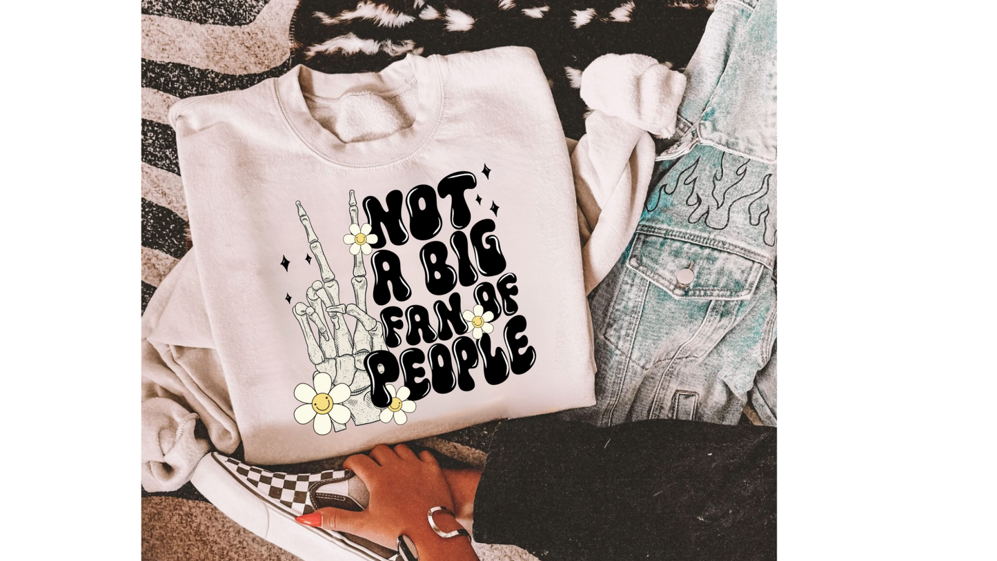 NOT A BIG FAN OF PEOPLE