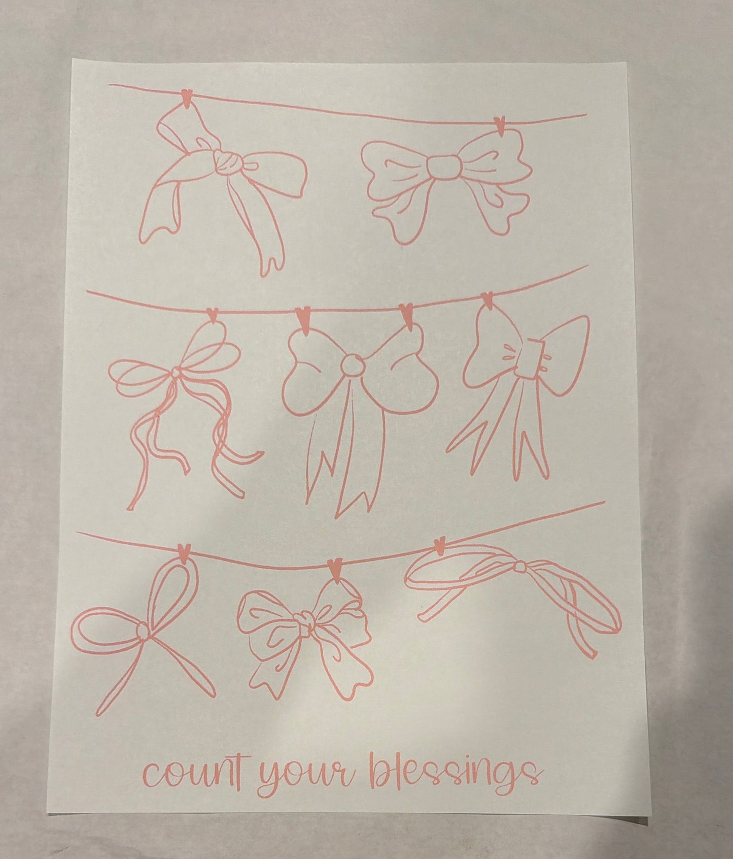 Count your blessings
