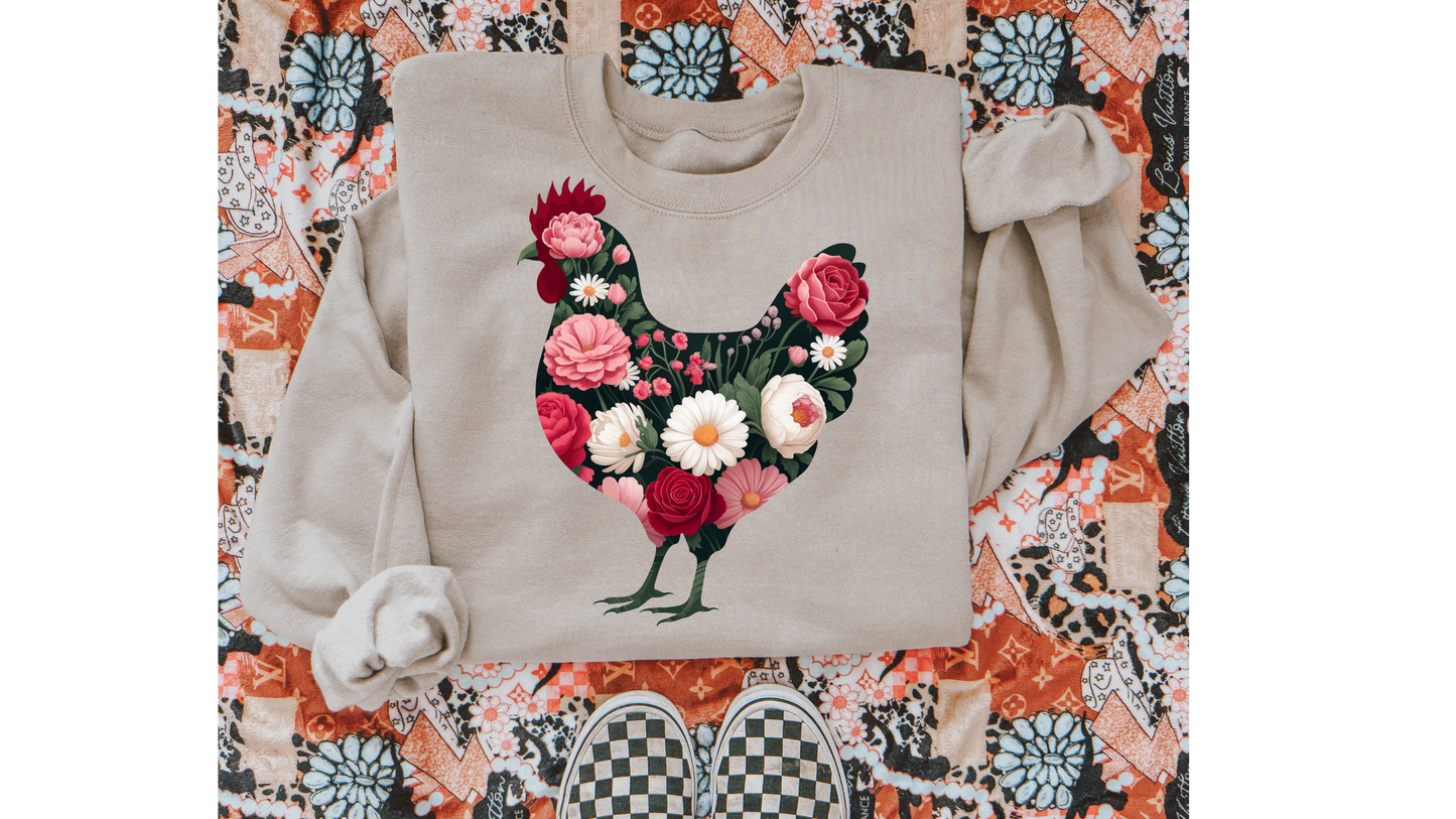FLORAL CHICKEN