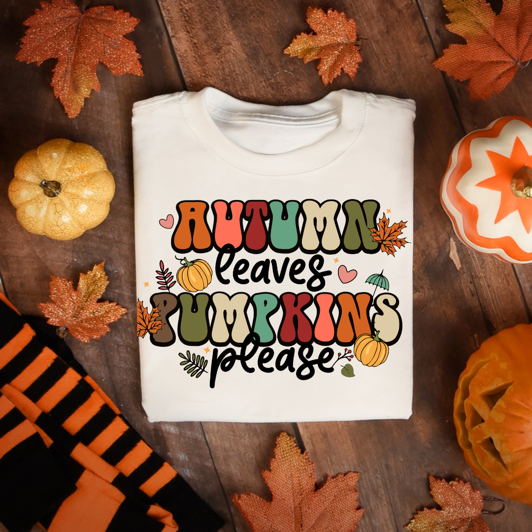 AUTUMN LEAVES PUMPKINS PLEASE