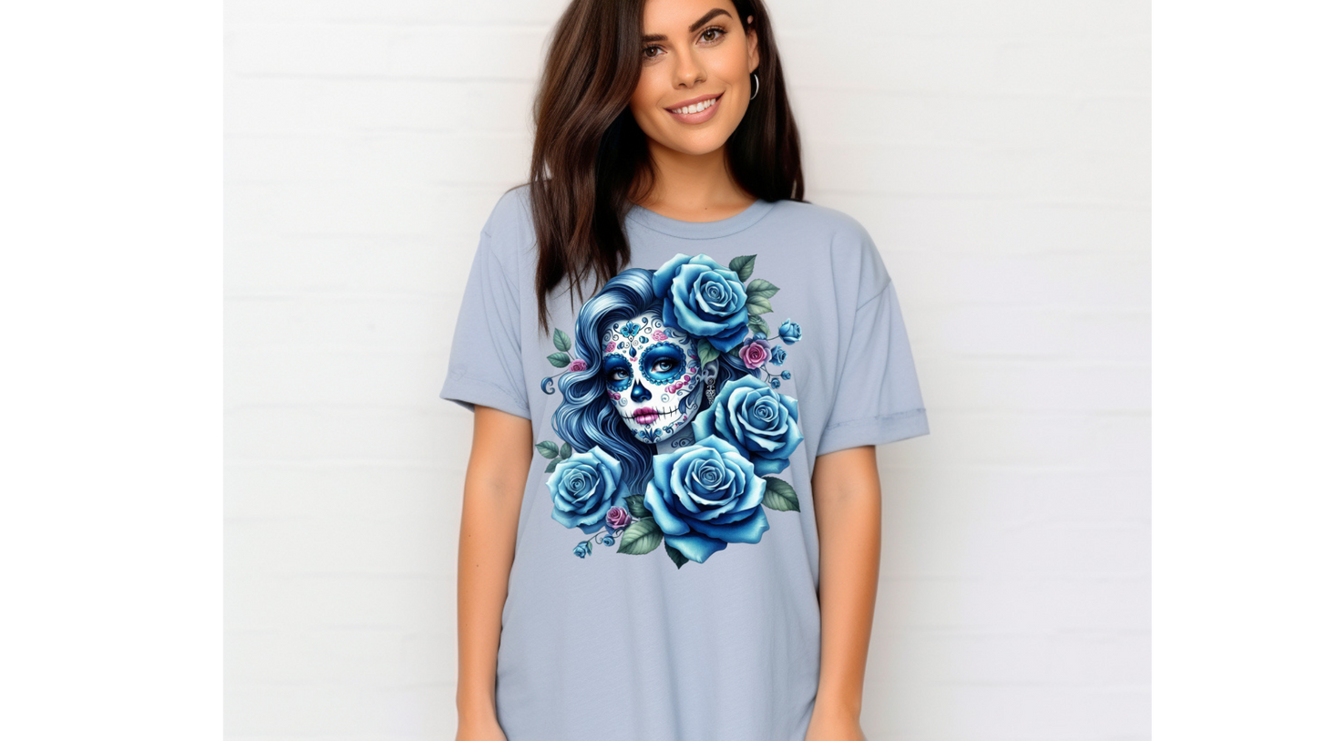 BLUE SUGAR SKULL