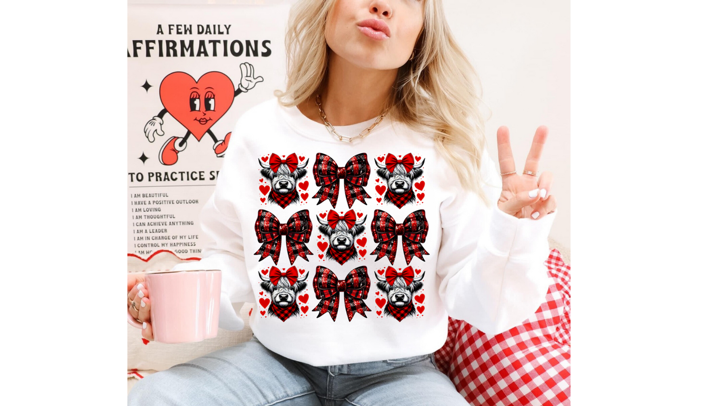 HIGHLAND COWS AND BOWS