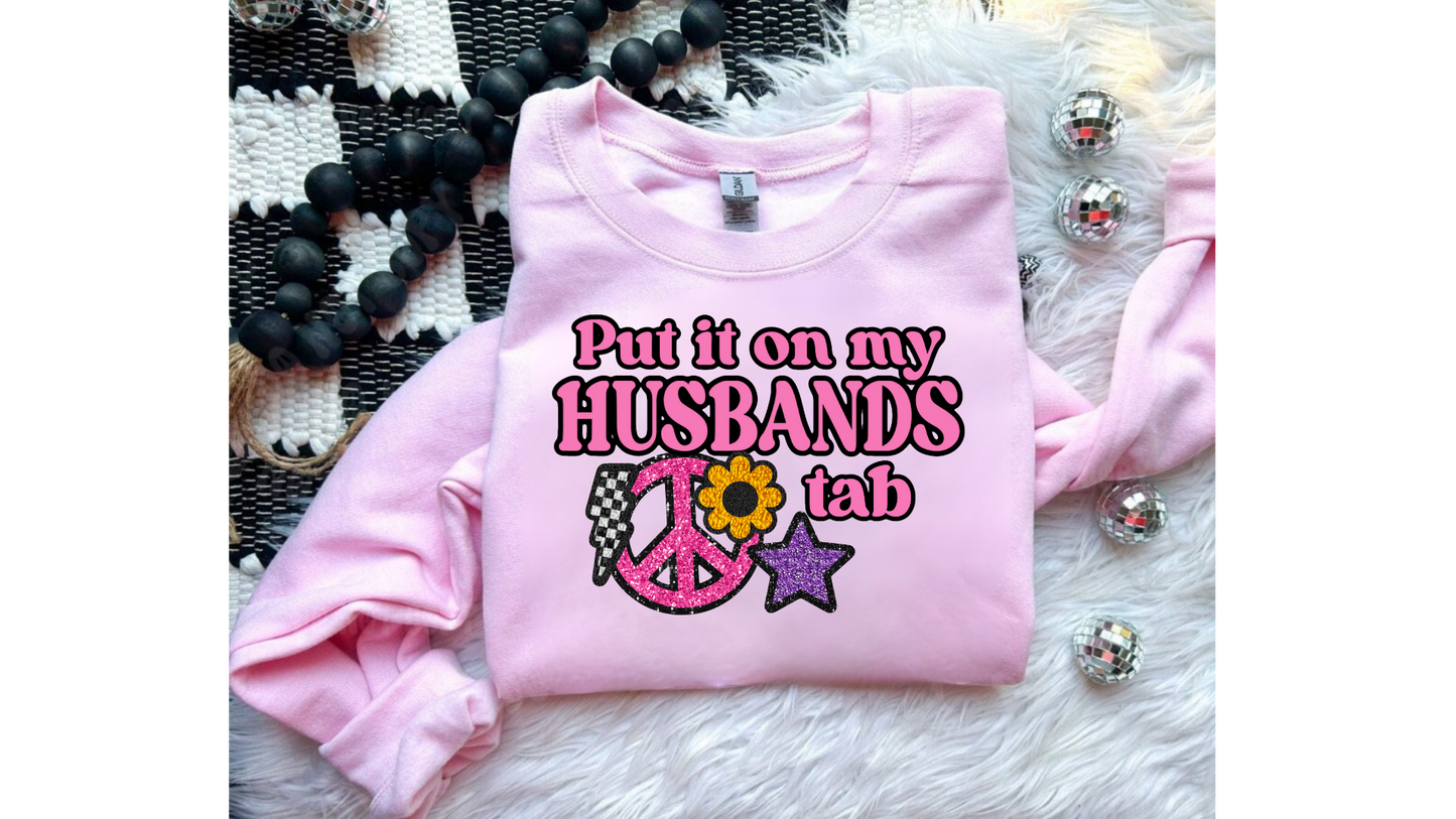 PUT IT ON HUSBANDS TAB