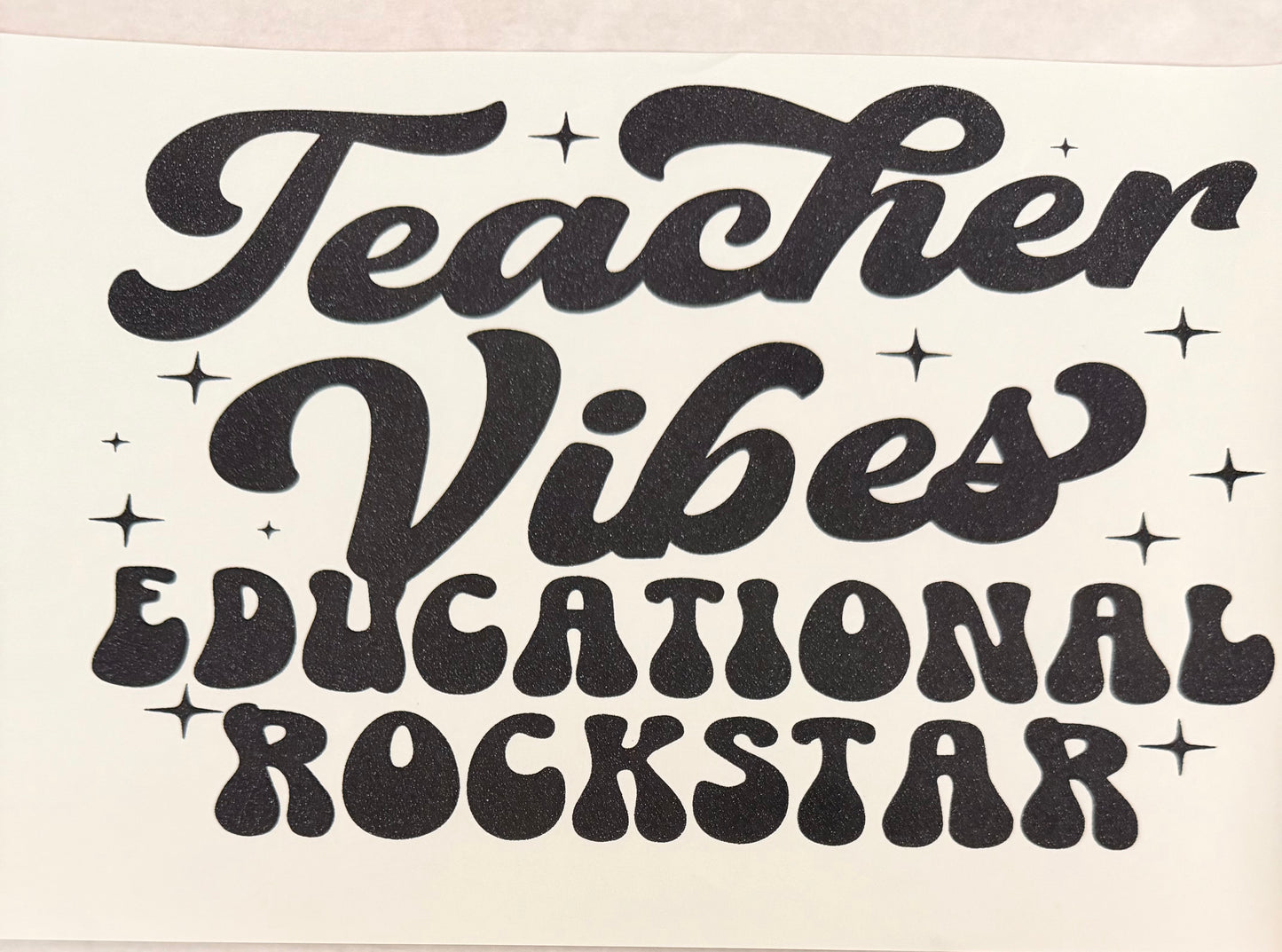 Teacher vibes