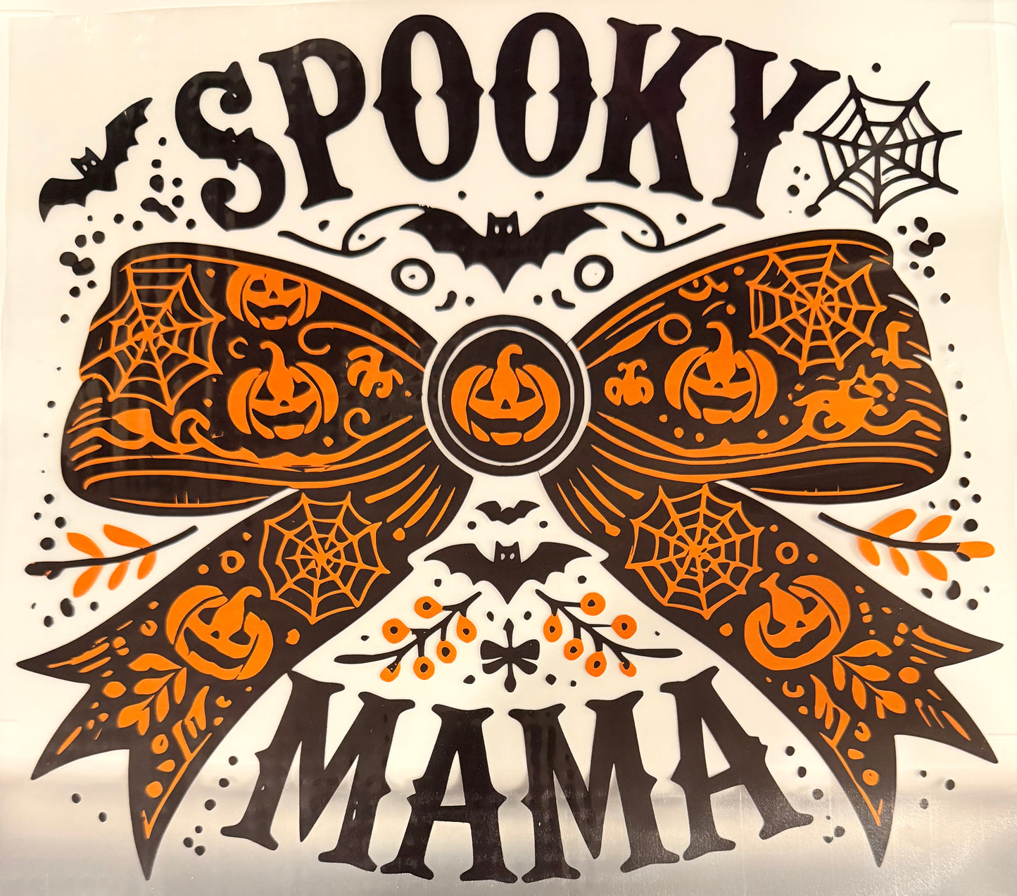 Spooky mama bow