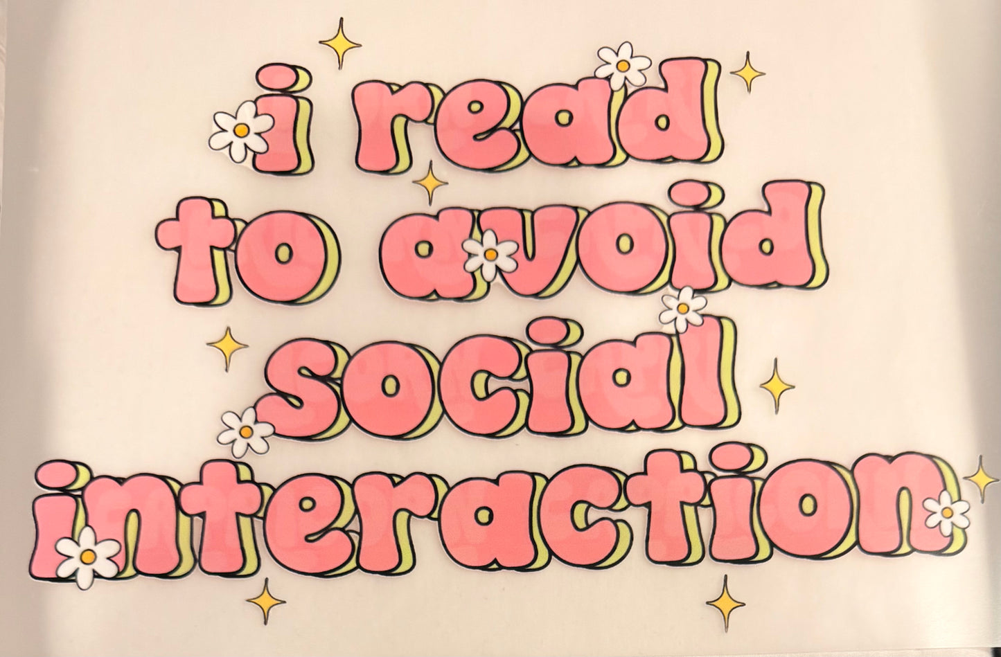 Avoid social interaction