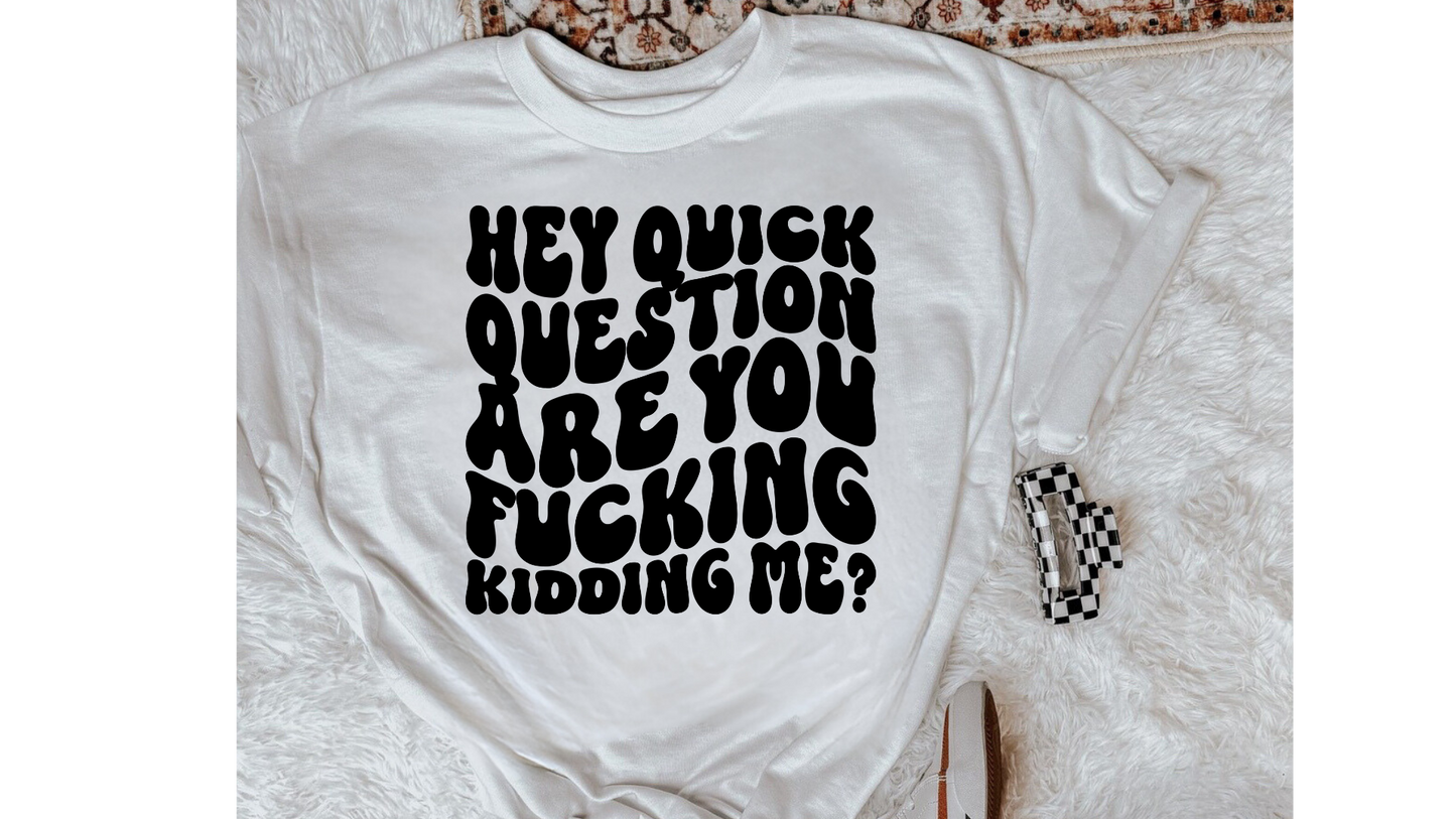 ARE YOU FING KIDDING ME