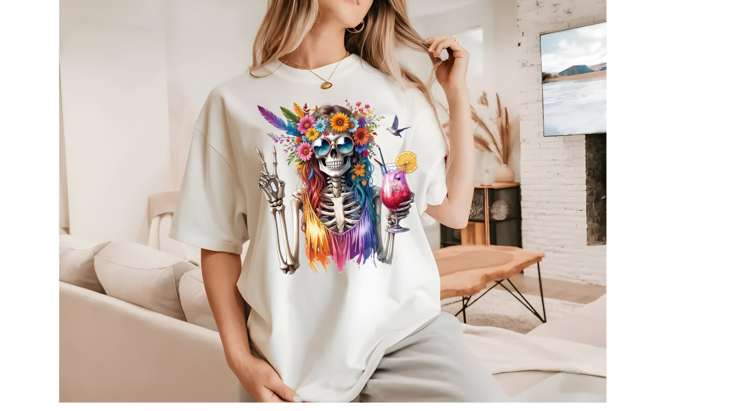 HIPPIE SKELETON GIRL