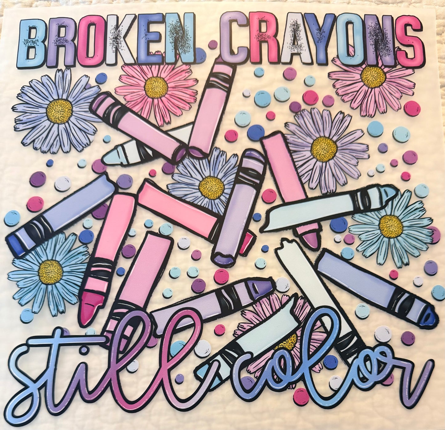 Broken crayons color