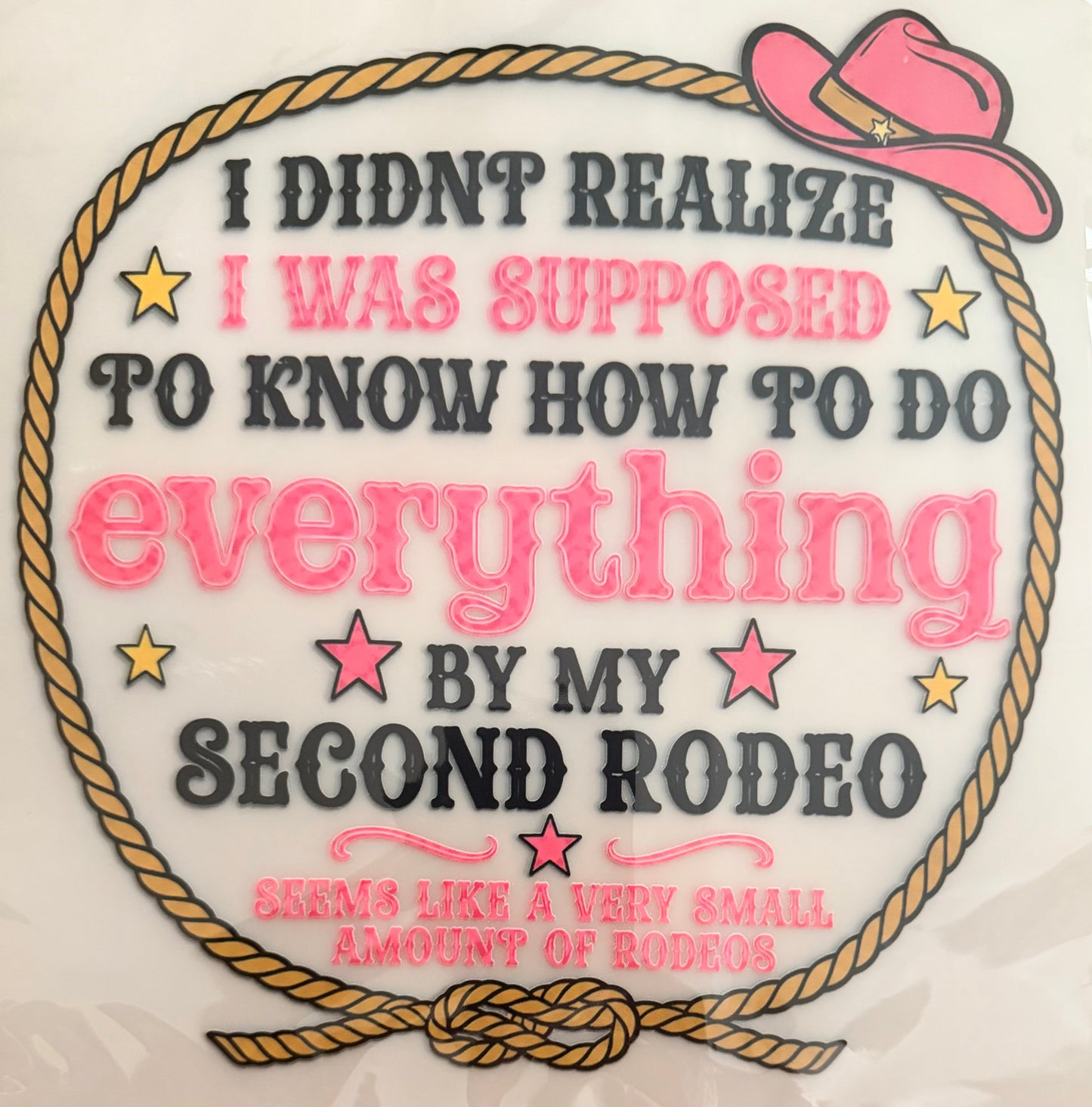 Small amount of rodeos