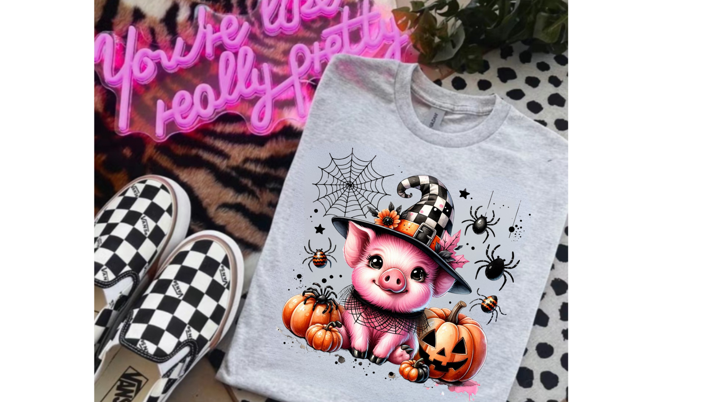 HALLOWEEN WITCH PIG