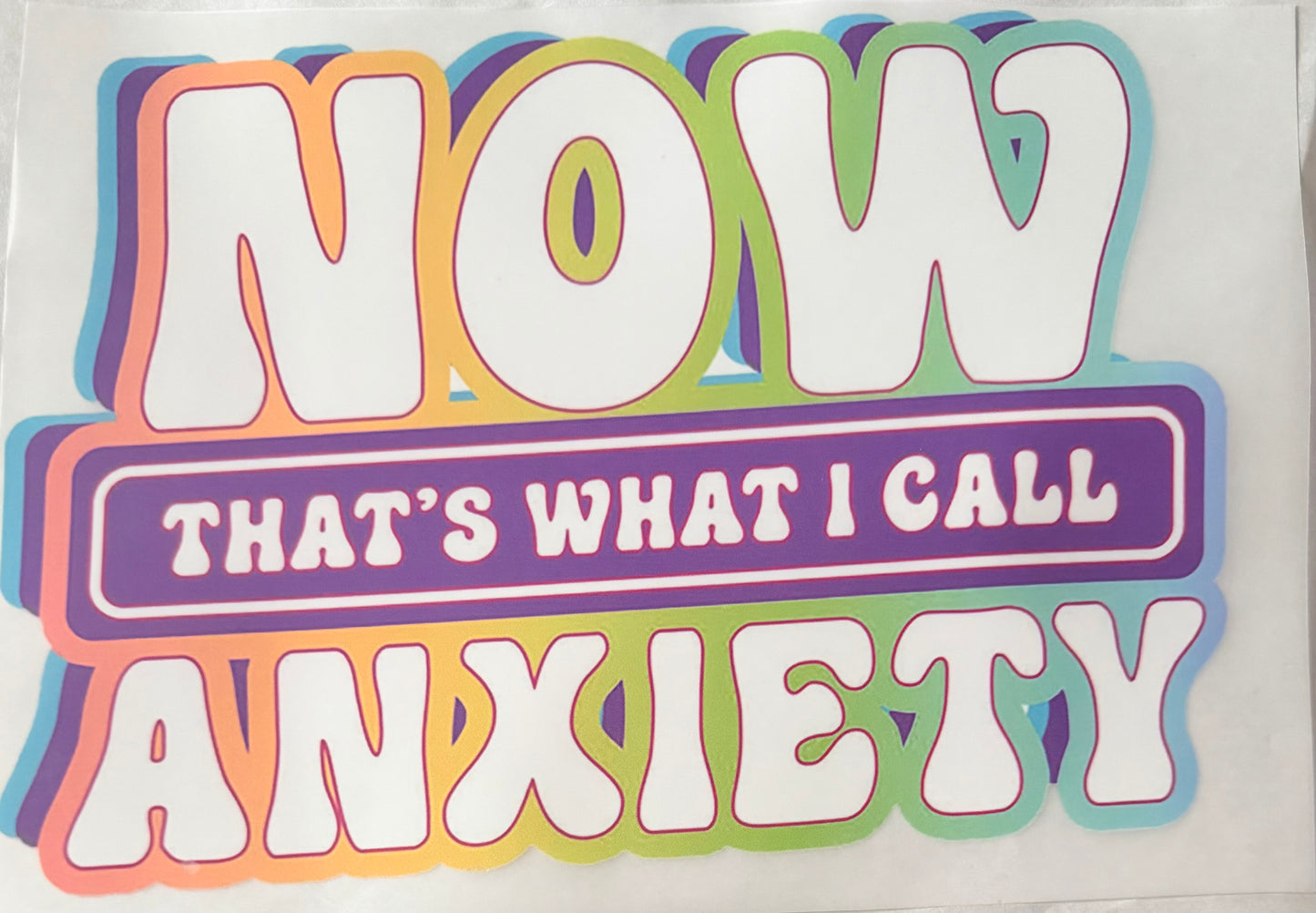 Now anxiety