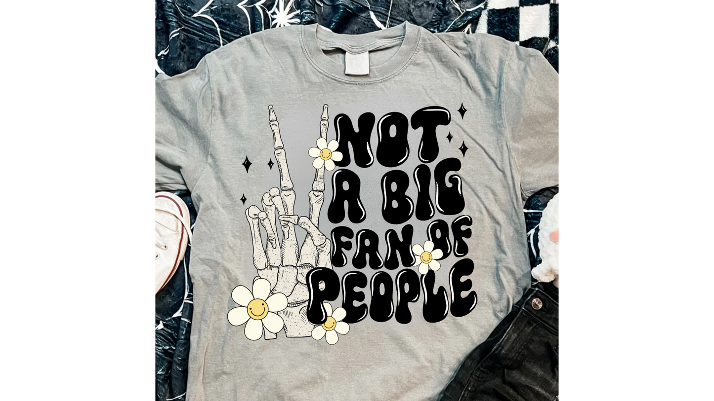 NOT A BIG FAN OF PEOPLE