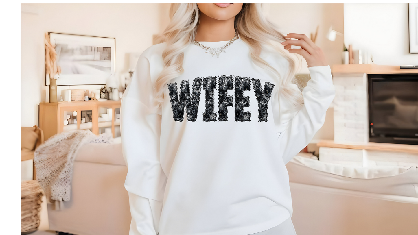 FAUX LACE WIFEY