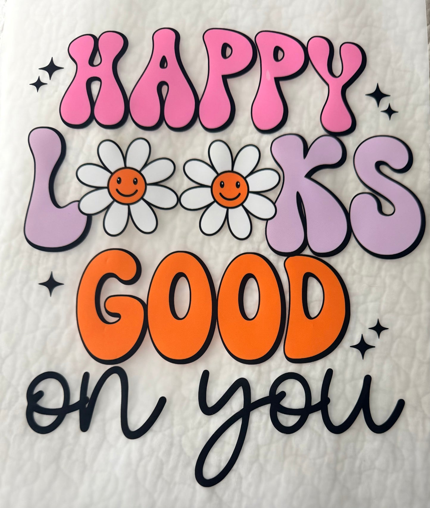 Happy looks good