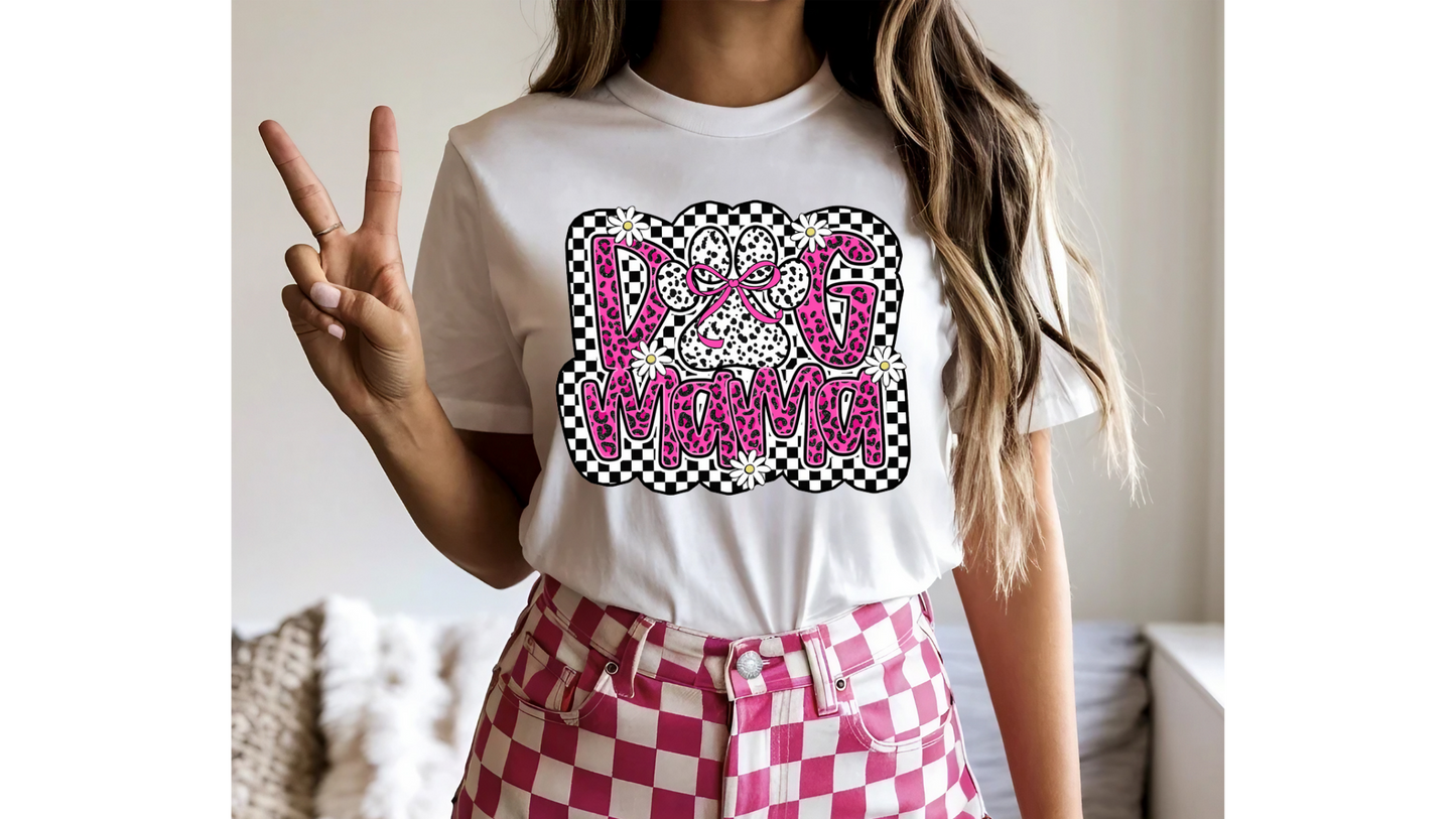 CHECKERED DOG MAMA