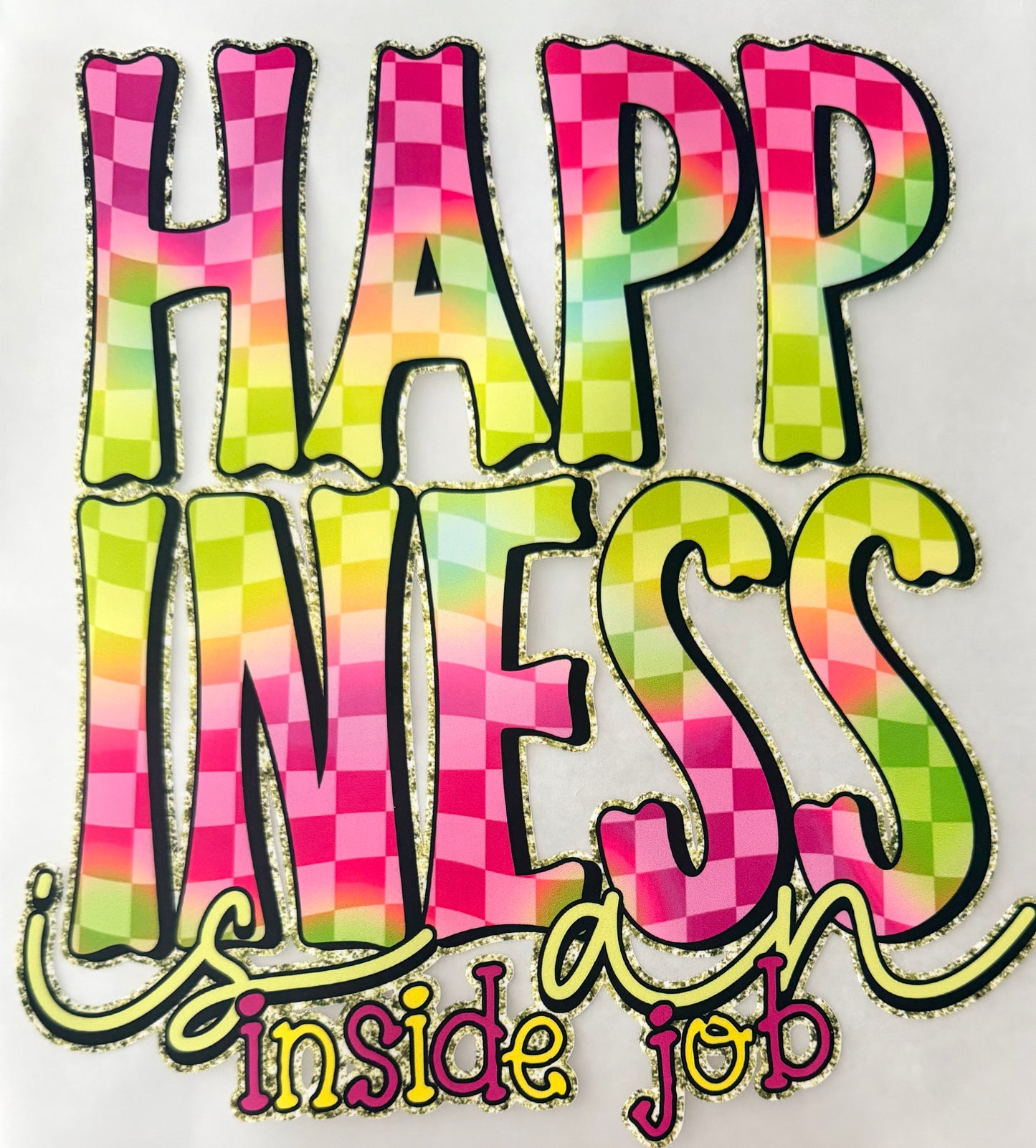 Happiness is inside job