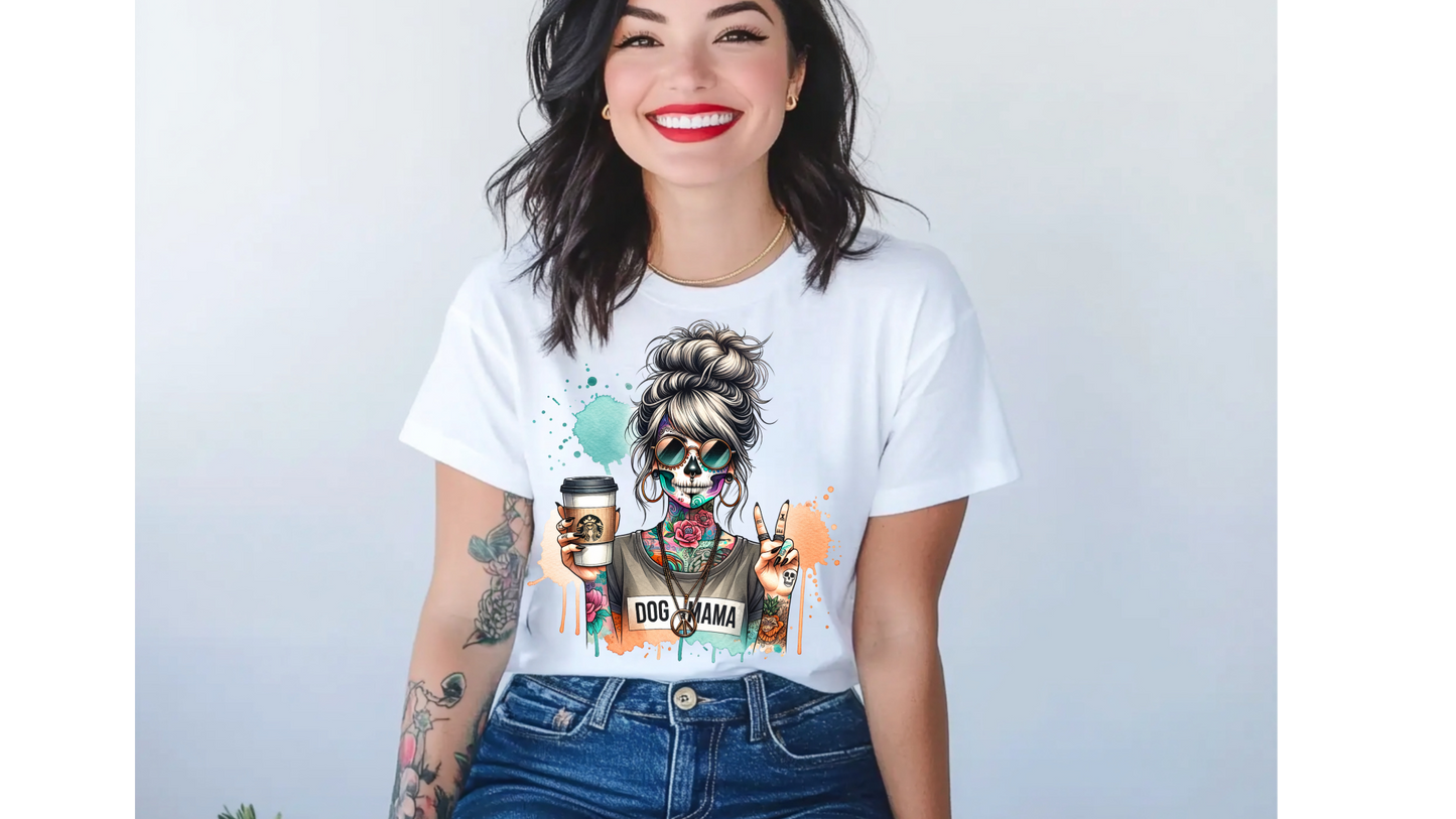 DOG MAMA PEACE SKELLY