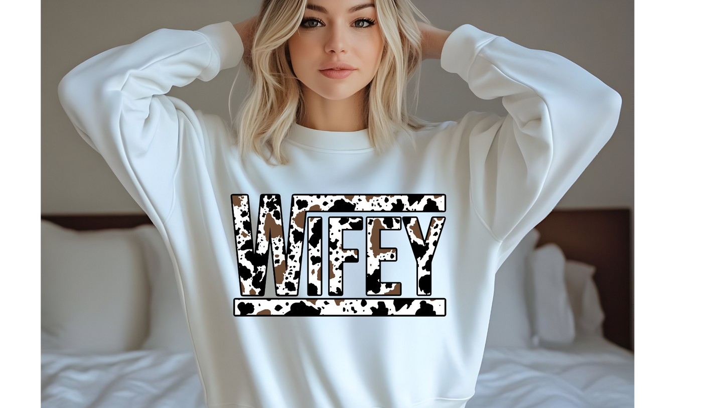 COW PRINT WIFEY
