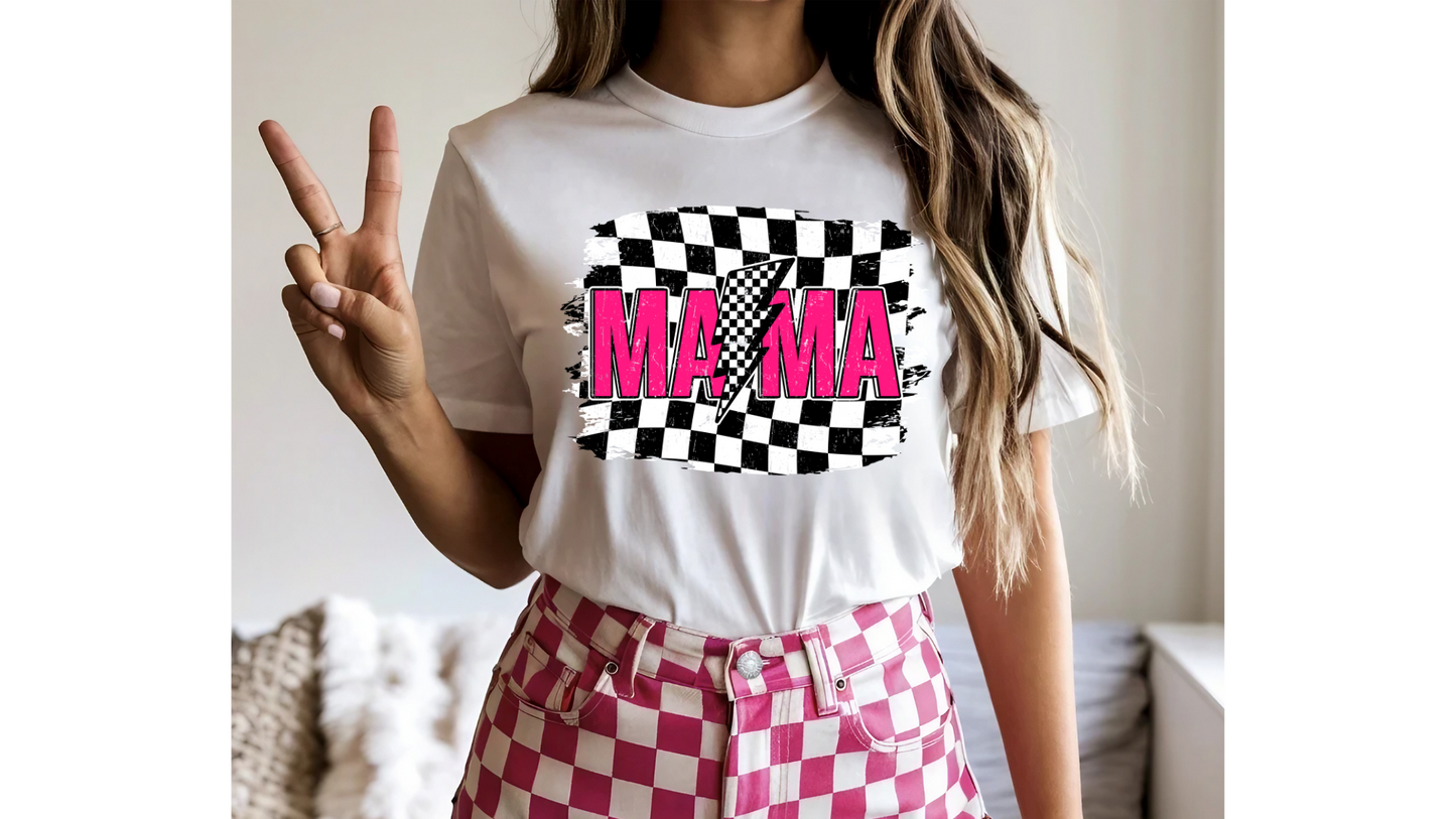 CHECKERED BOLT MAMA
