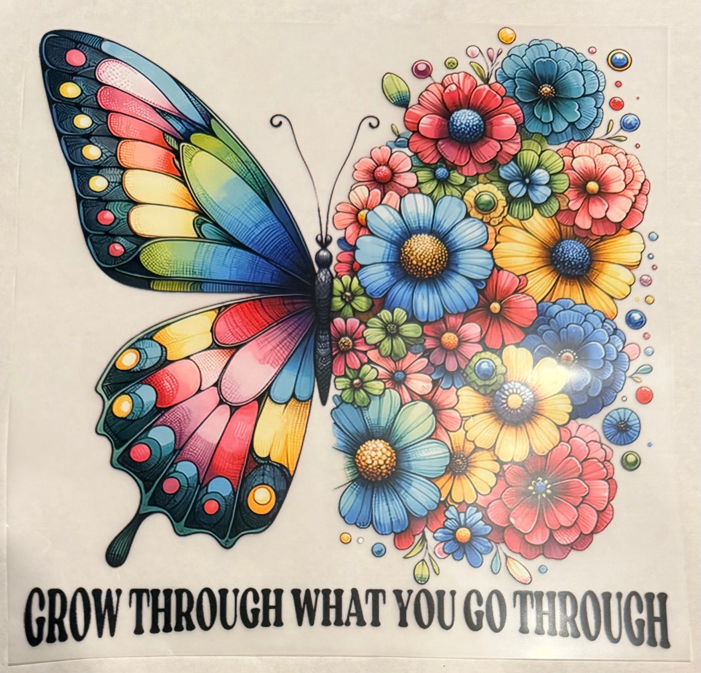 Grow through butterfly