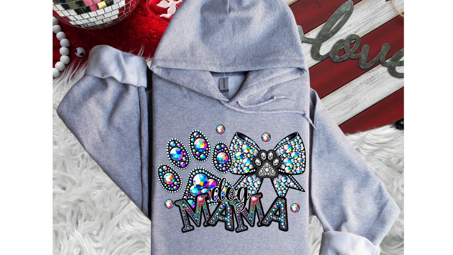 RHINESTONE DOG MAMA