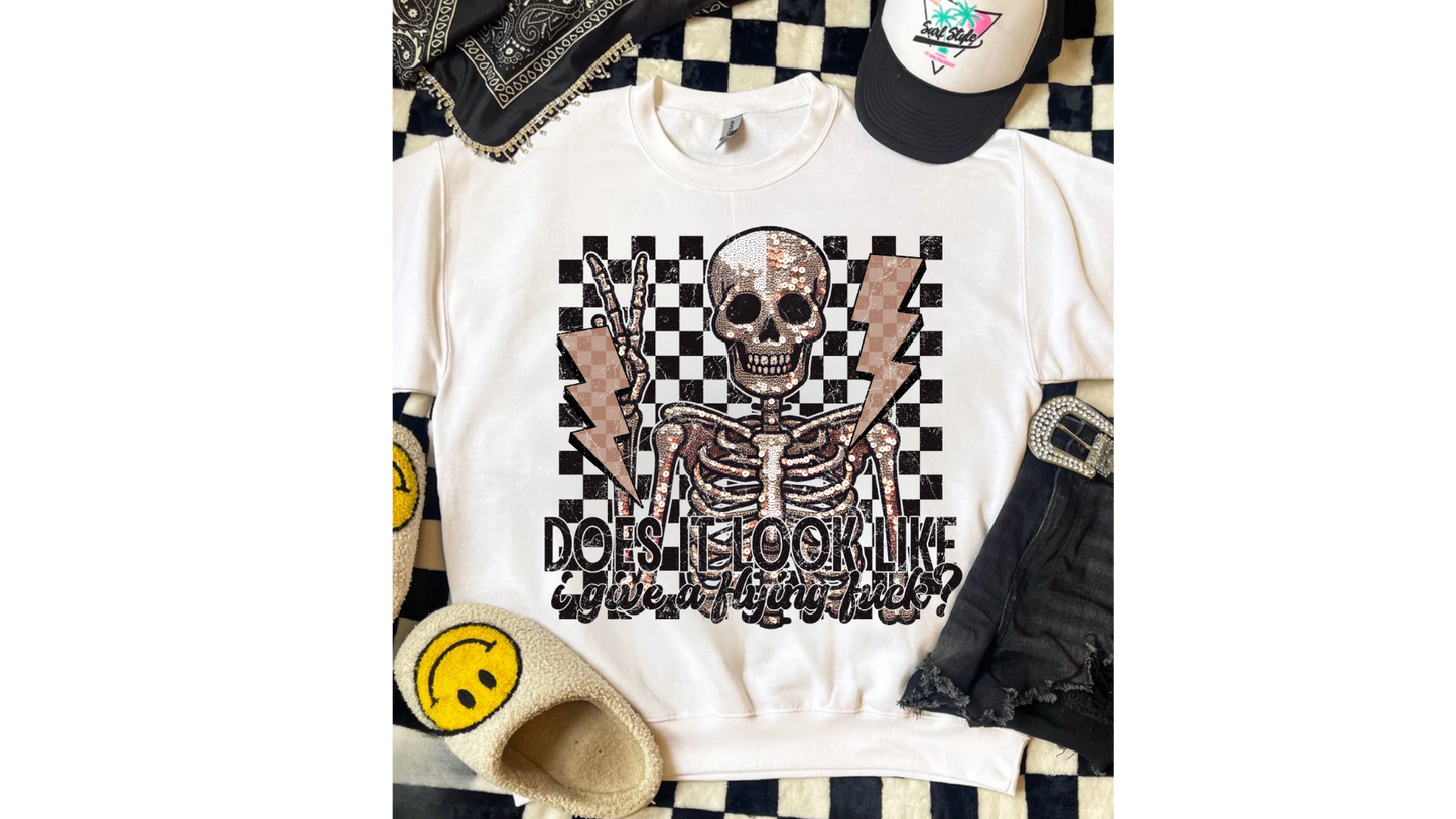 DOES IT LOOK LIKE IGAF