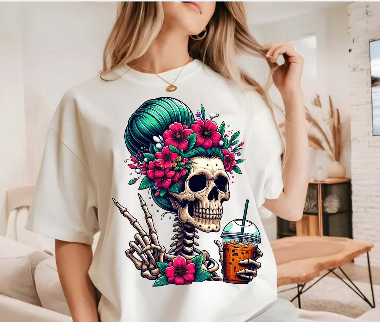 FLORAL PEACE SKELLY