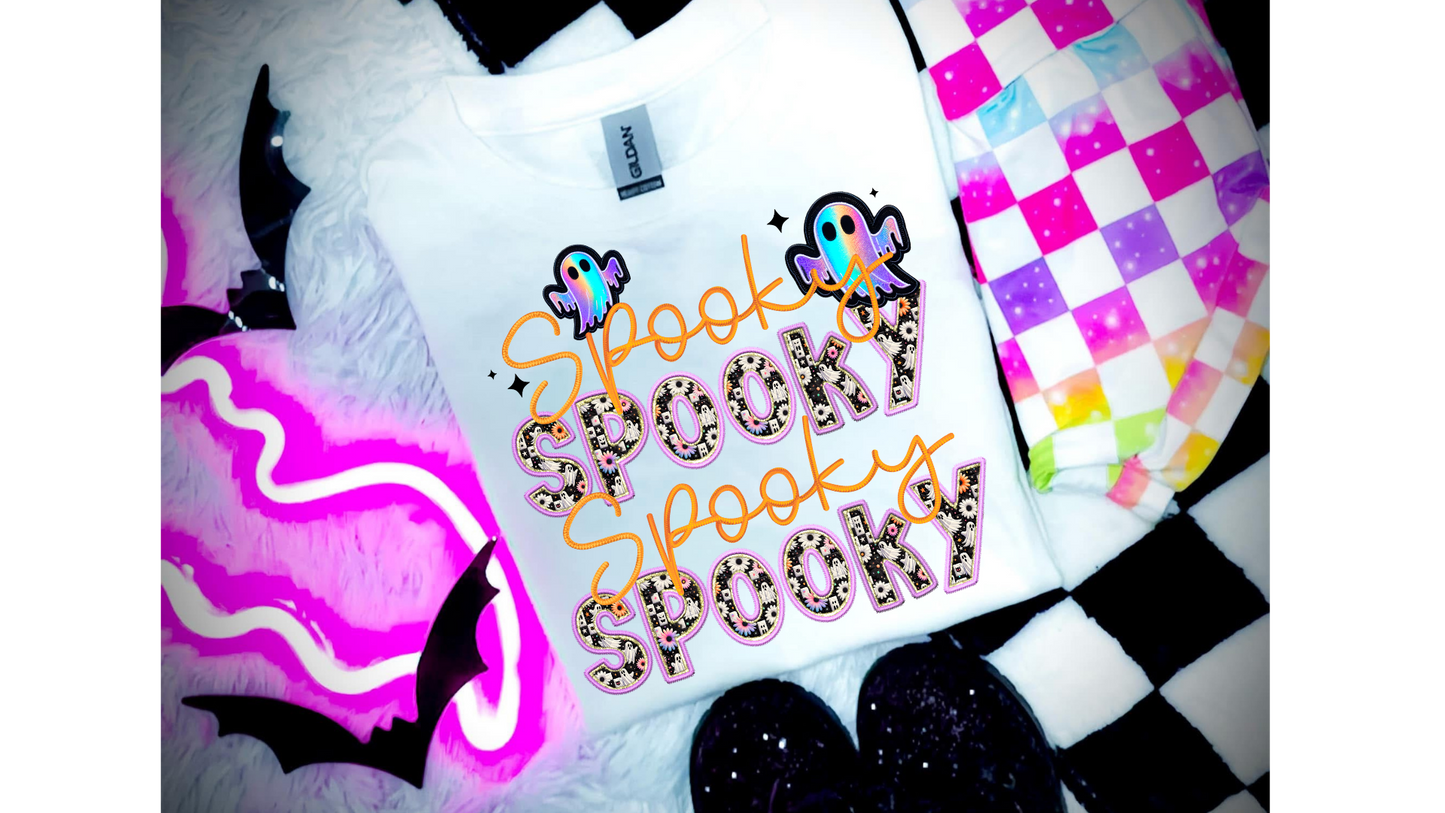 SPOOKY FAUX EMBROIDERY