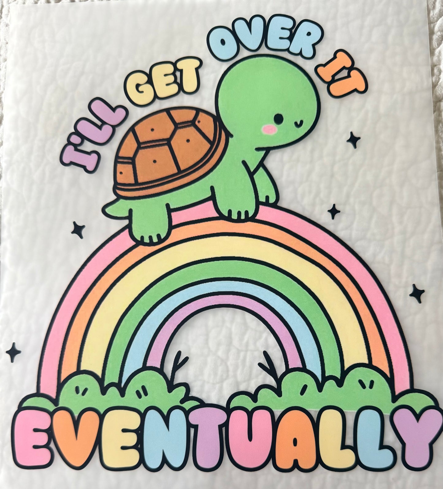 I’ll get over it