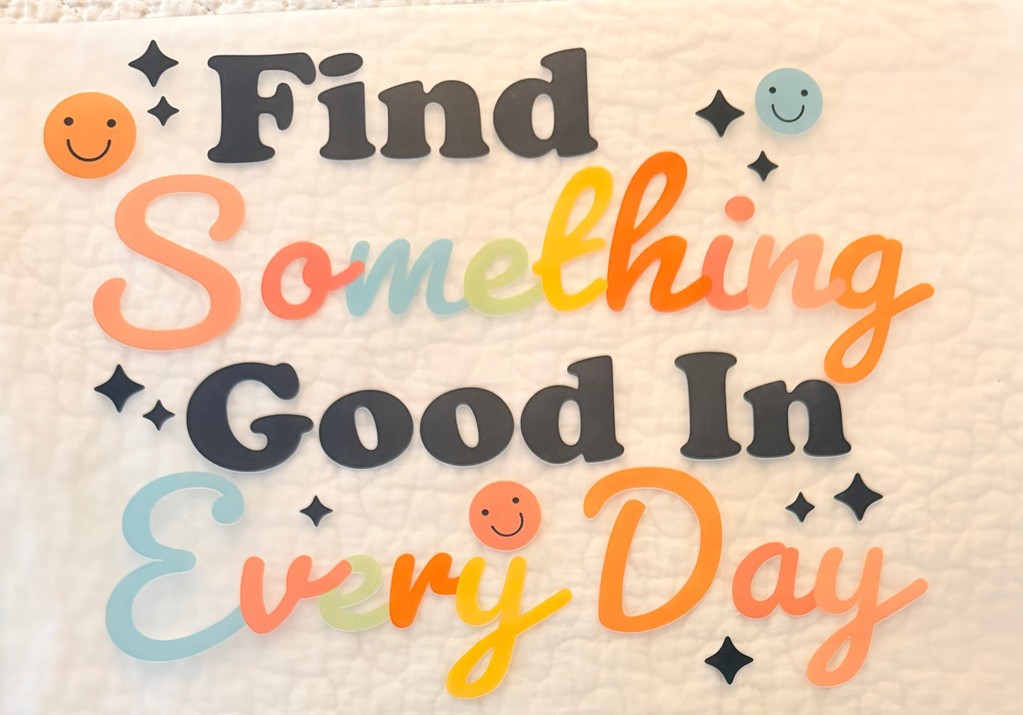 Find something good
