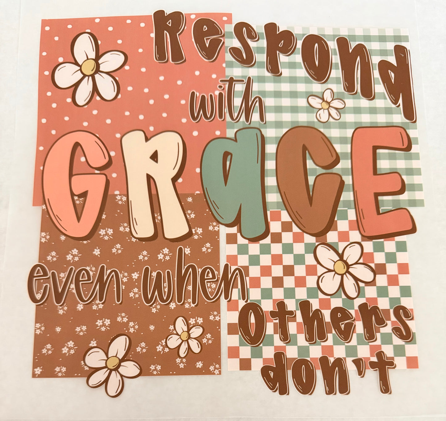 Respond with grace