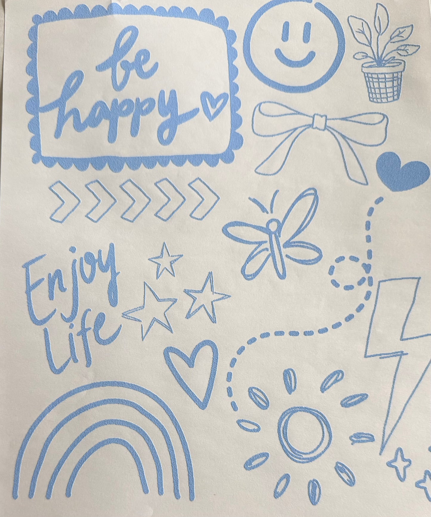 Be happy collage