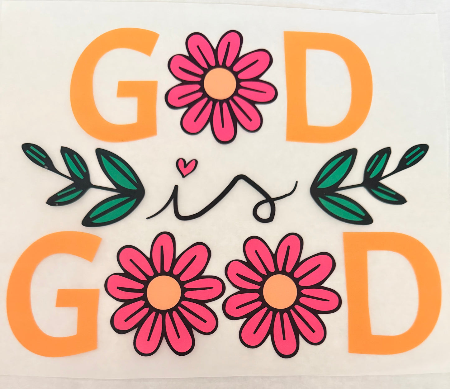 God is good floral