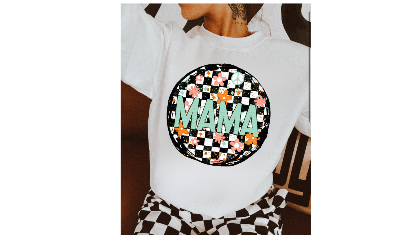 RETRO CHECKERED MAMA