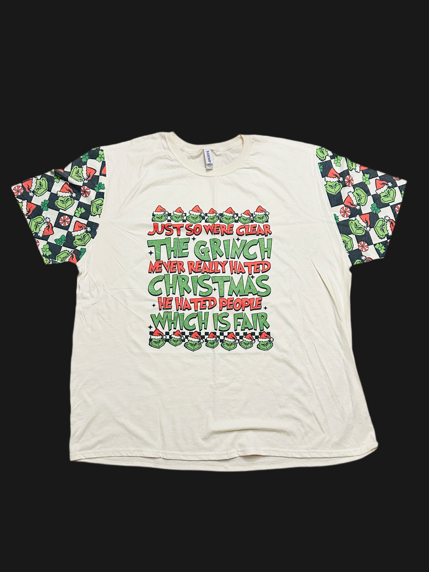 GREEN MAN CHRISTMAS W/ MATCHING SLEEVES