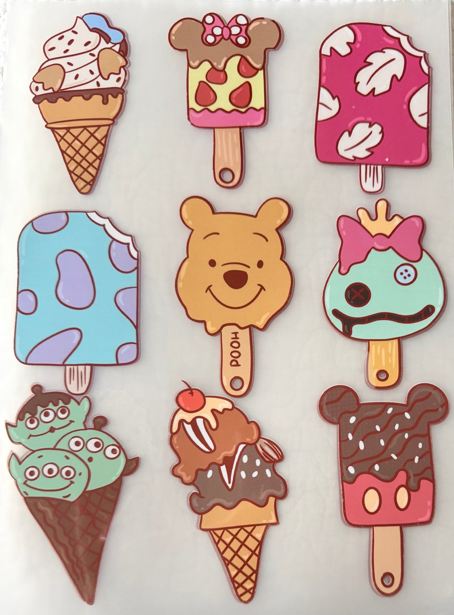 Character ice cream