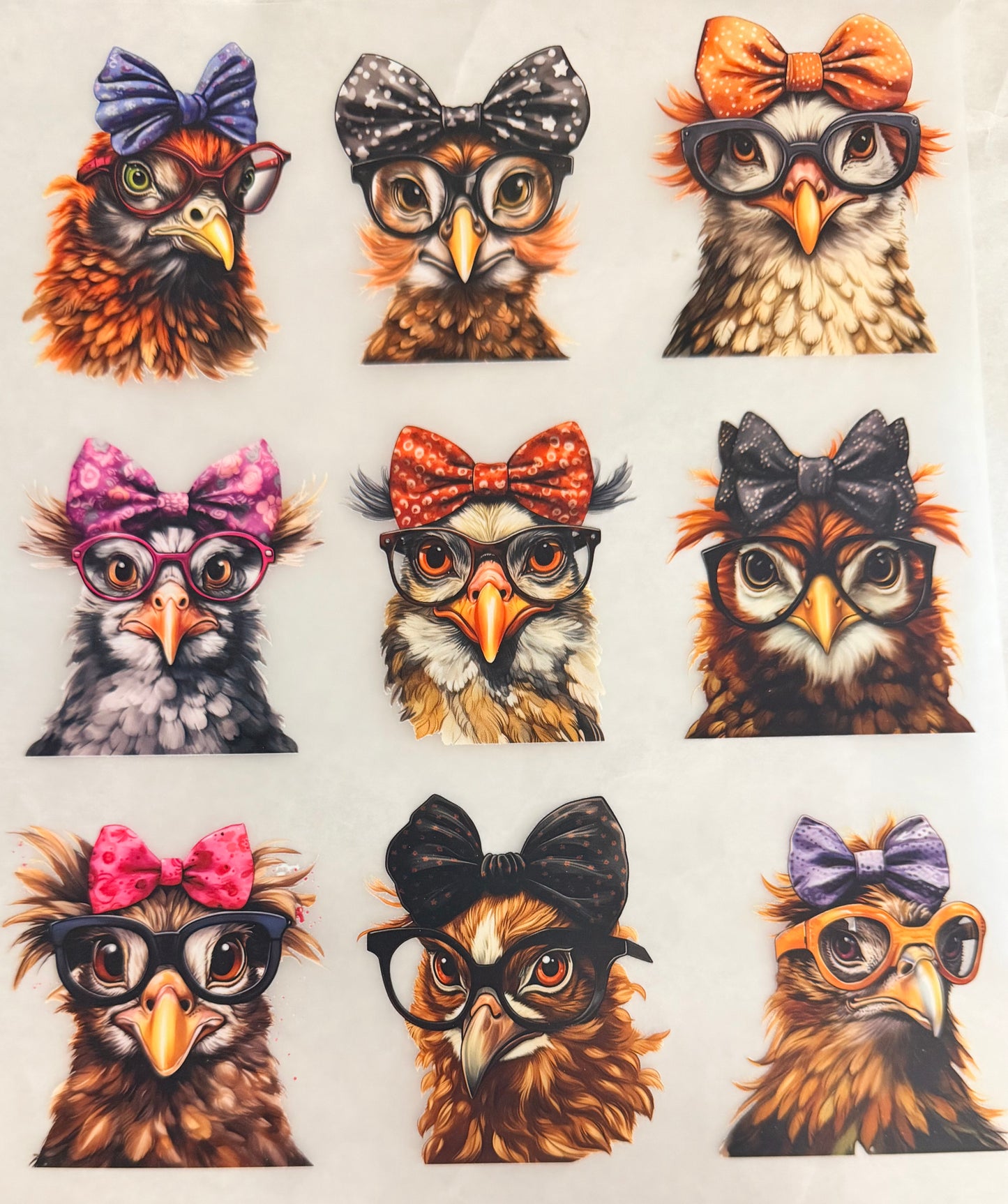 Chicken collage