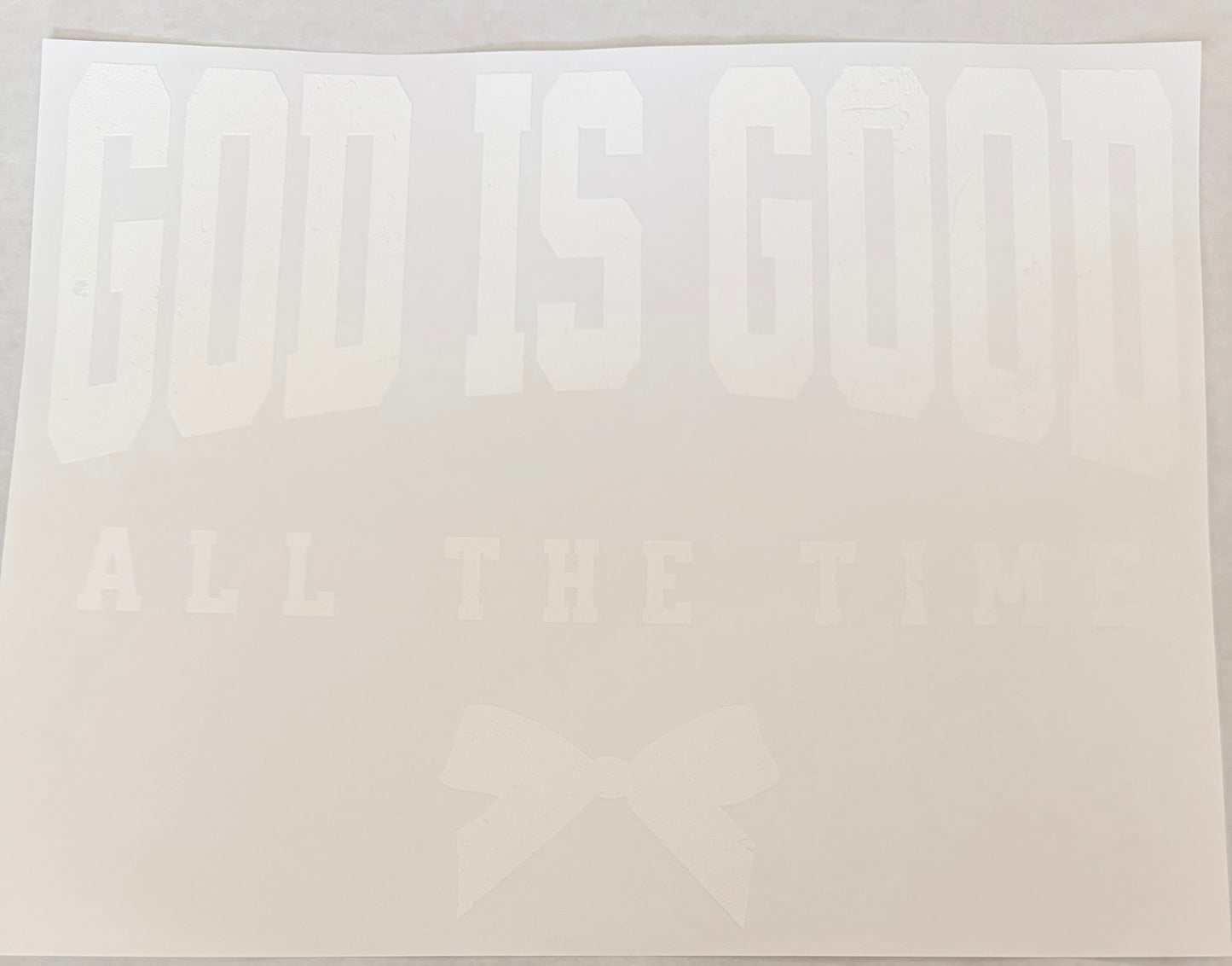 God is good